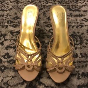 Charles David wedge sandals